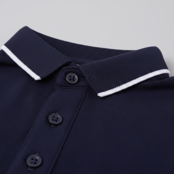 Men Tipped Short Sleeve Polo Shirt