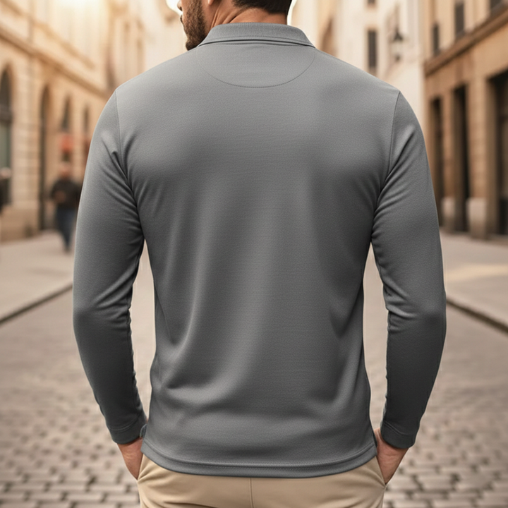 Men’s Long Sleeve Performance Polo Shirt