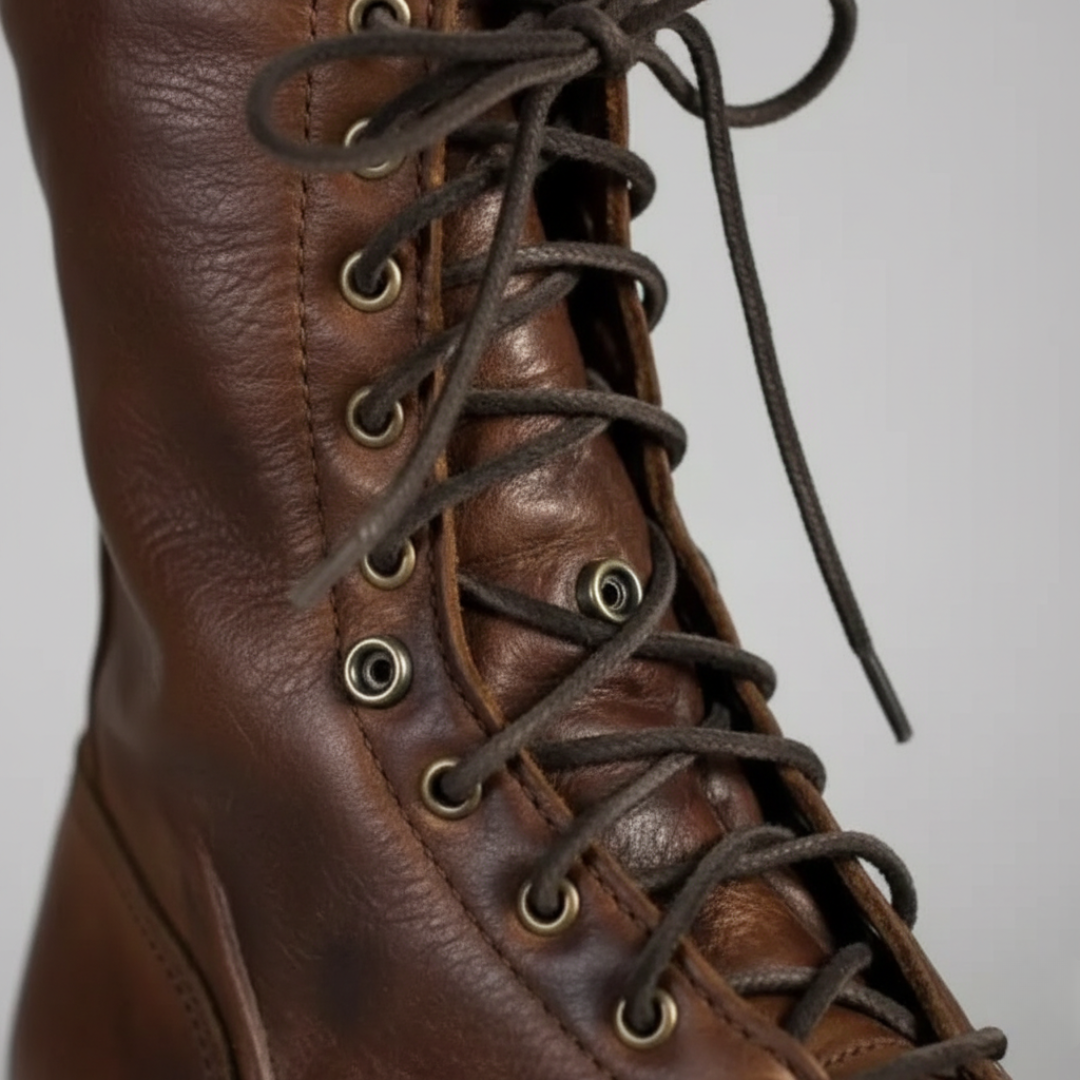 Men Orthopedic Synthetic Leather Lace-Up Boots