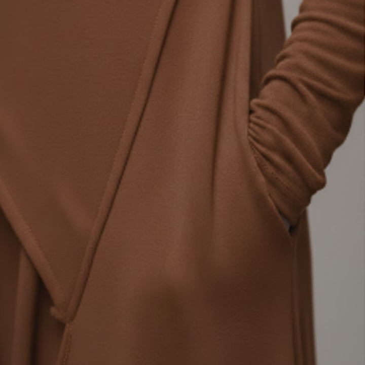 Robe longue pour femme à manches longues en rayonne plissée asymétrique