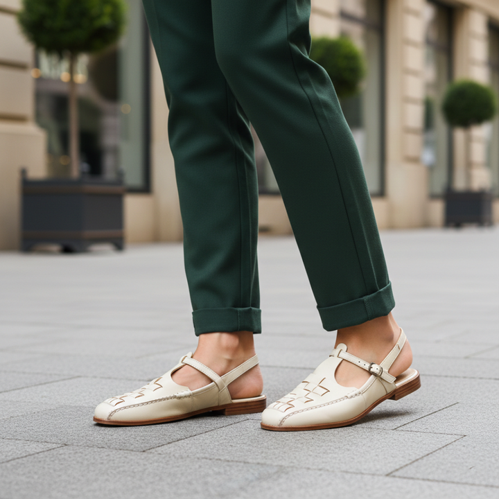 Women’s Orthopedic T-Strap Slingback Loafers