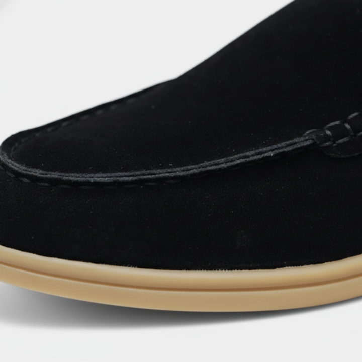 Men Orthopedic Synthetic Suede Slip-On Loafers