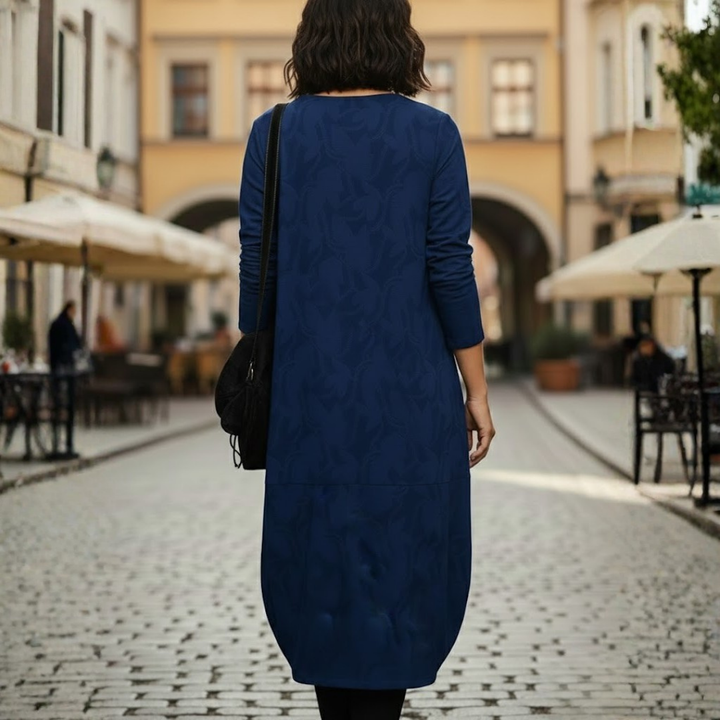 Women Winter Dress Long Sleeve Fitted Silhouette