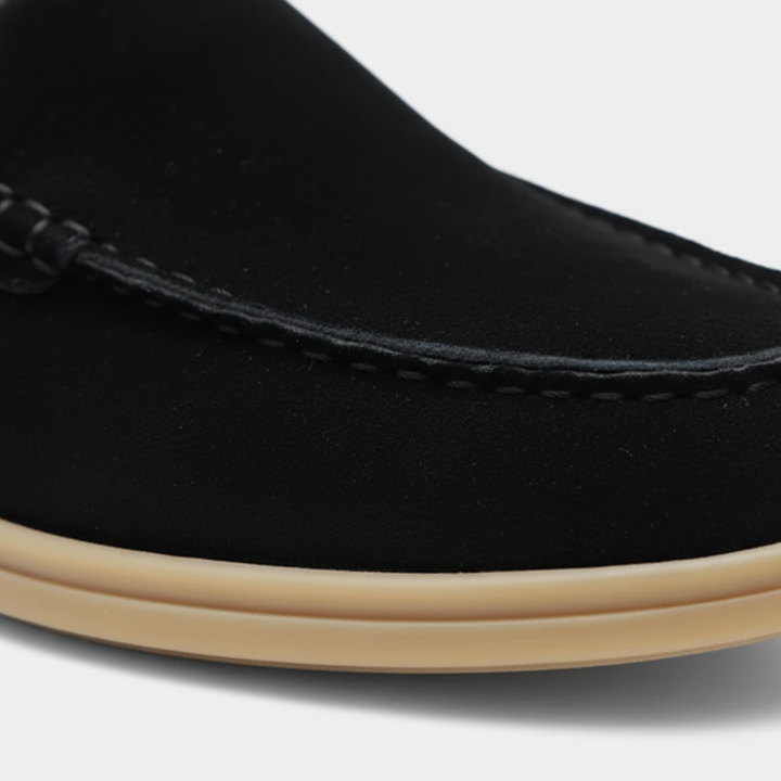 Men Orthopedic Synthetic Suede Slip-On Loafers