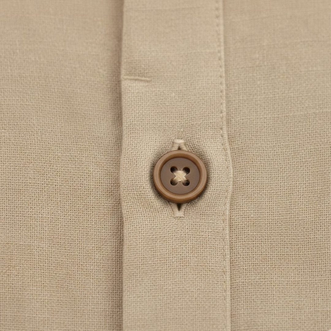 Men Short Sleeve Summer Shirt Lightweight Button Front