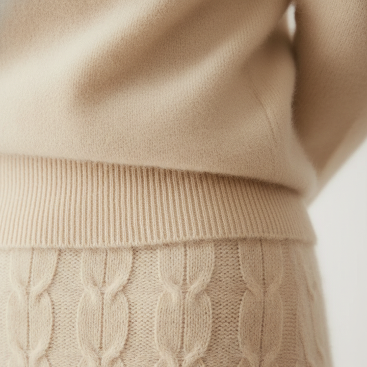 Women Knit Asymmetric Overlap Neck Sweater