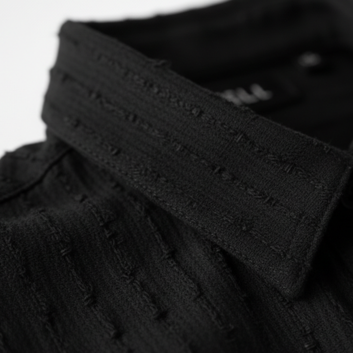 Women Textured Shirt and Shorts Two-Piece Set