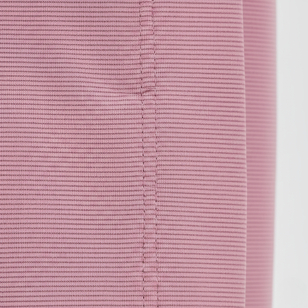 Men Textured Long Sleeve Polo Shirt