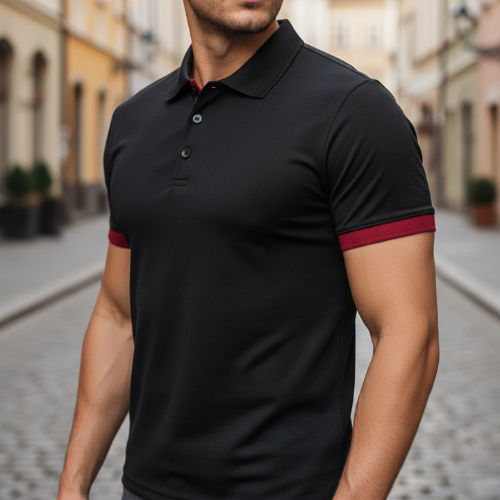 Men Short Sleeve Polo Shirt