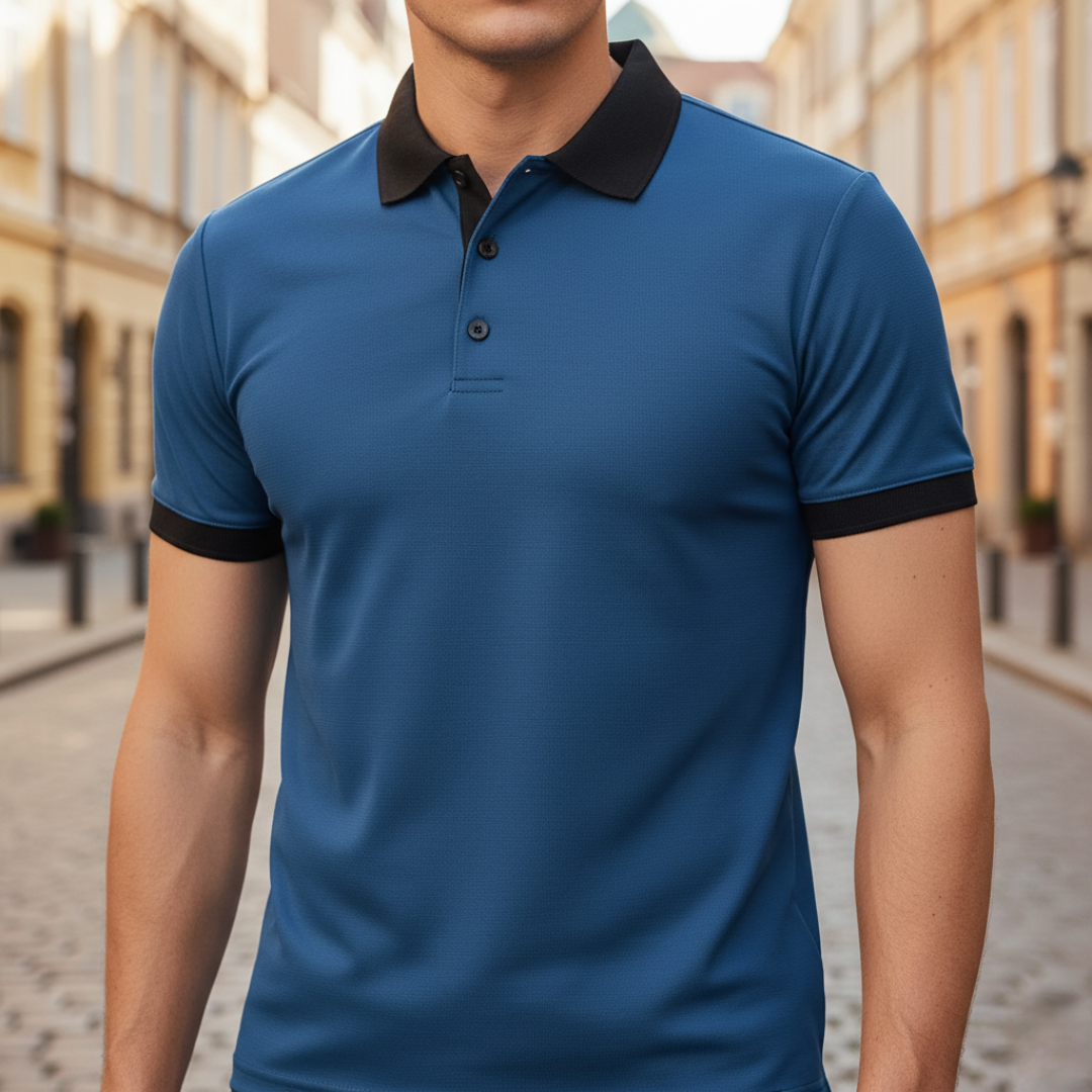 Men Short Sleeve Polo Shirt