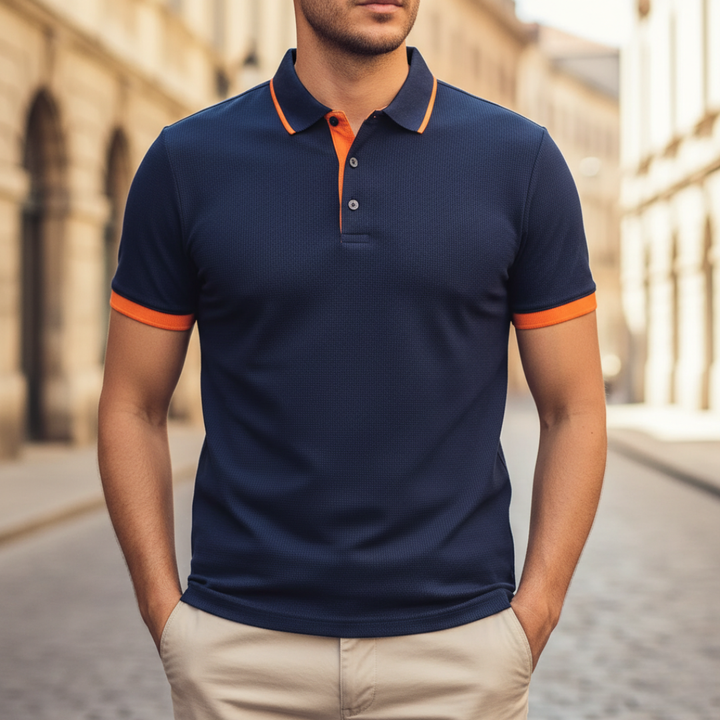 Men Short Sleeve Polo Shirt