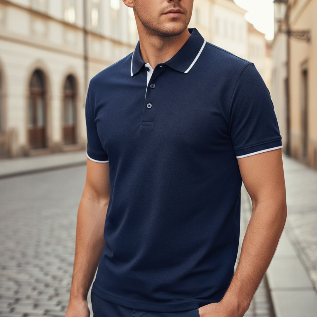Men Short Sleeve Polo Shirt