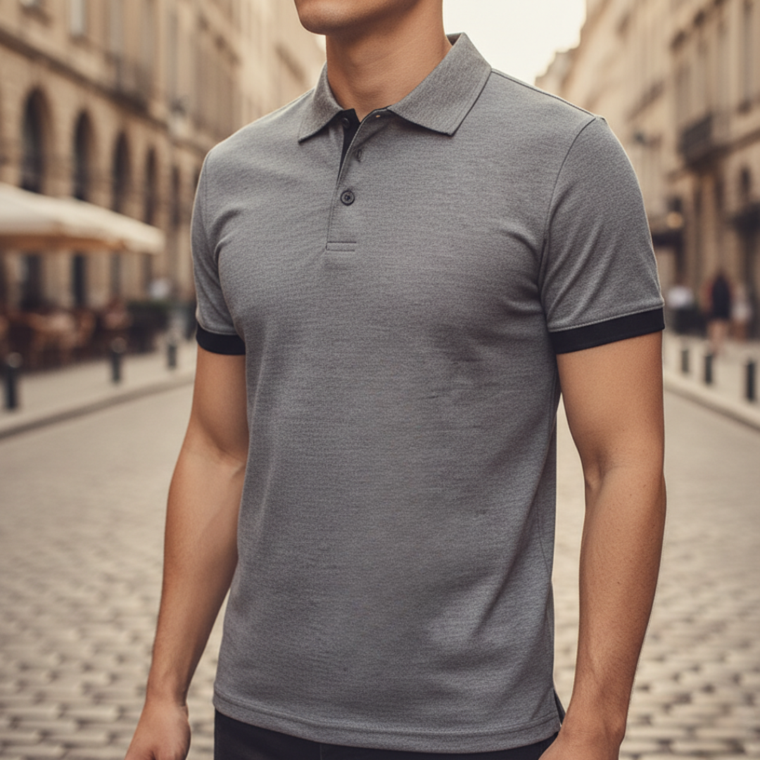 Men Short Sleeve Polo Shirt