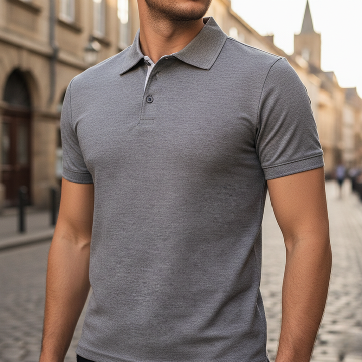 Men Short Sleeve Polo Shirt