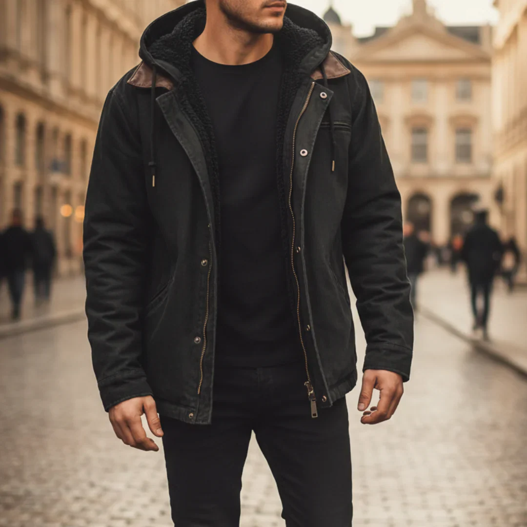 Men’s Winter Jacket with Hood