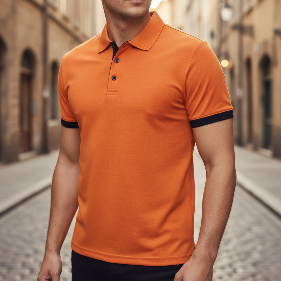 Men Short Sleeve Polo Shirt