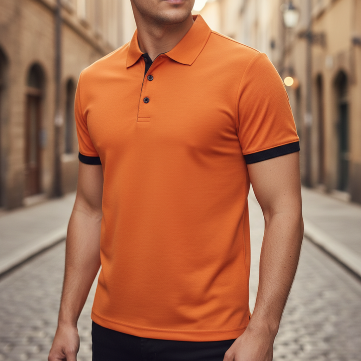 Men Short Sleeve Polo Shirt