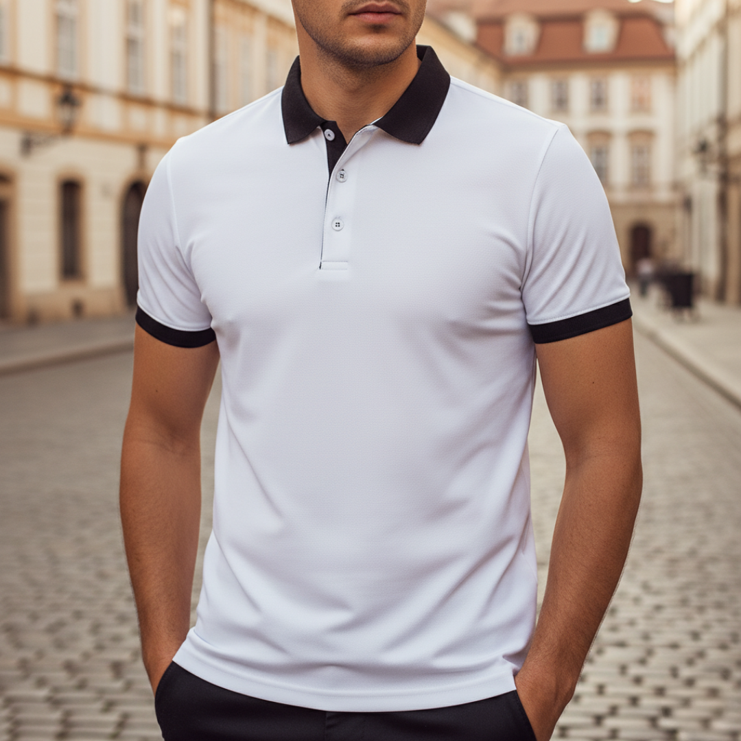 Men Short Sleeve Polo Shirt